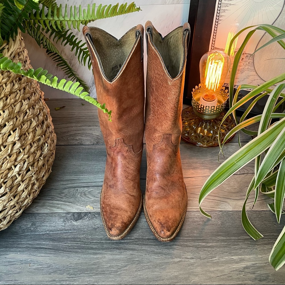 Vintage western leather boots SOLD